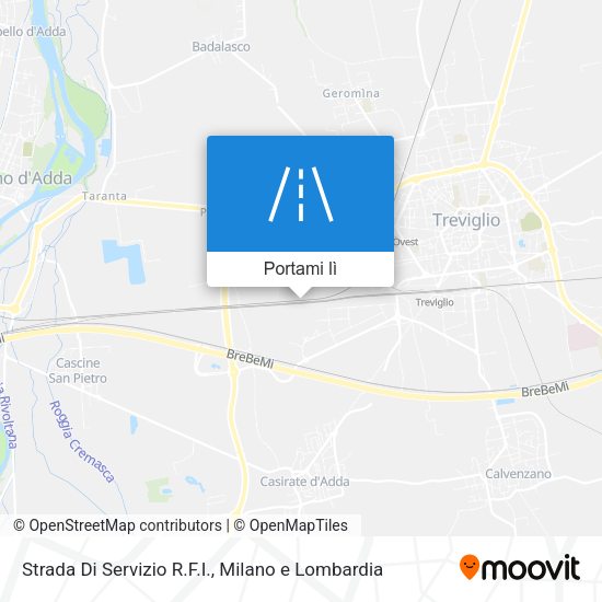 Mappa Strada Di Servizio R.F.I.