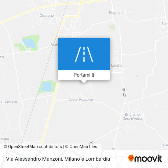 Mappa Via Alessandro Manzoni