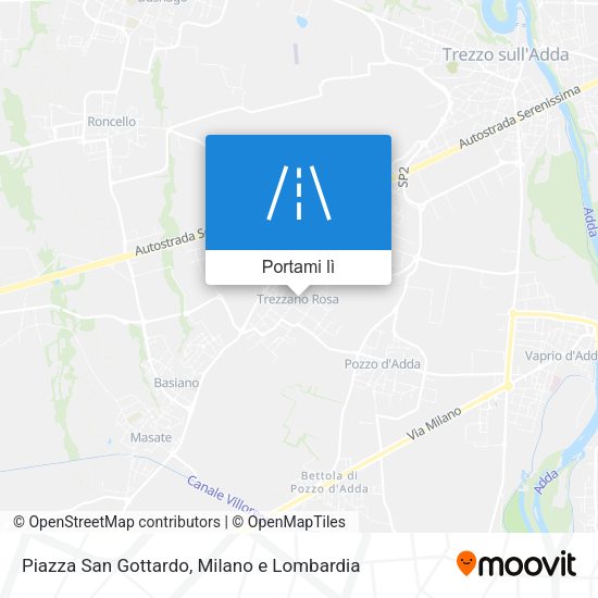 Mappa Piazza San Gottardo