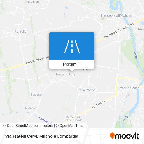 Mappa Via Fratelli Cervi
