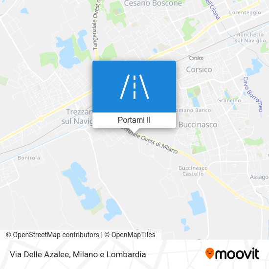 Mappa Via Delle Azalee
