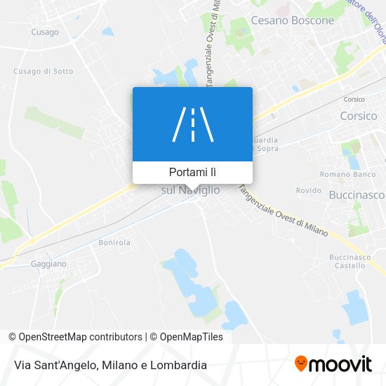 Mappa Via Sant'Angelo
