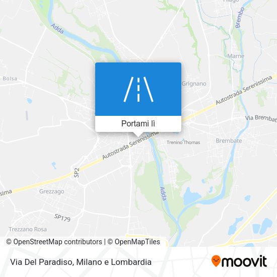 Mappa Via Del Paradiso