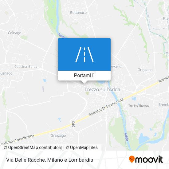 Mappa Via Delle Racche