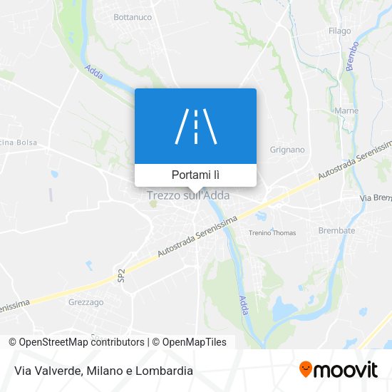 Mappa Via Valverde
