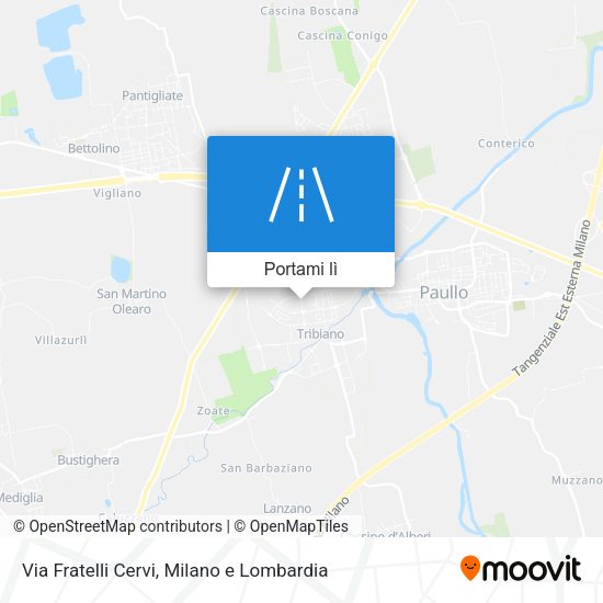 Mappa Via Fratelli Cervi