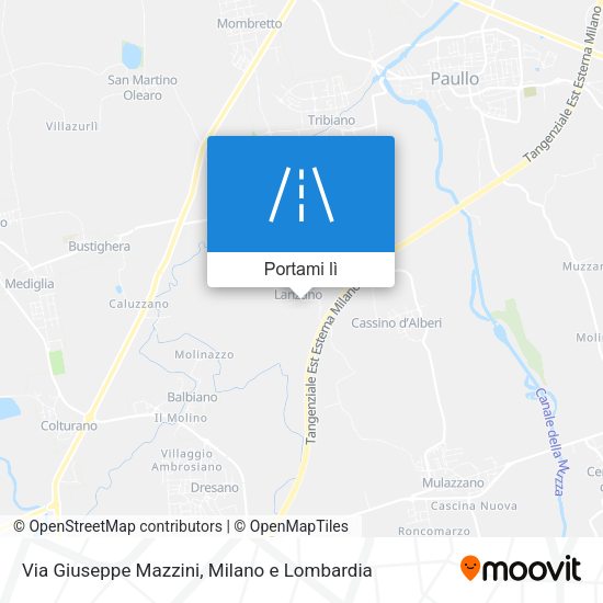 Mappa Via Giuseppe Mazzini