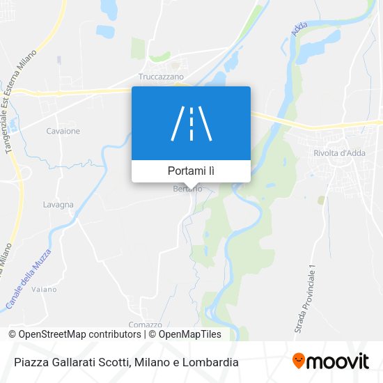 Mappa Piazza Gallarati Scotti