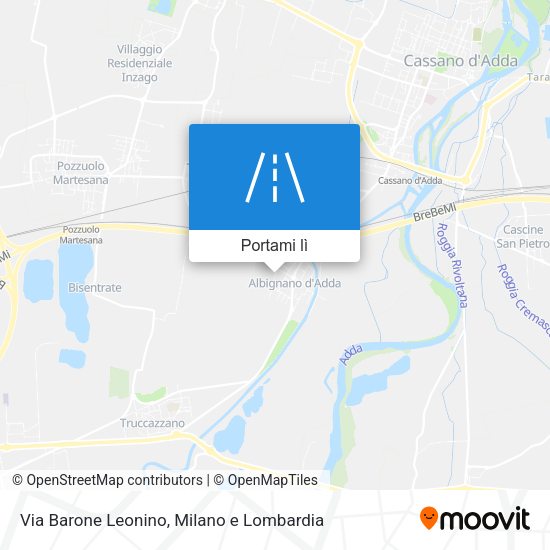 Mappa Via Barone Leonino