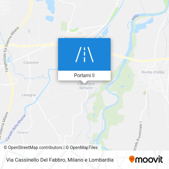 Mappa Via Cassinello Del Fabbro