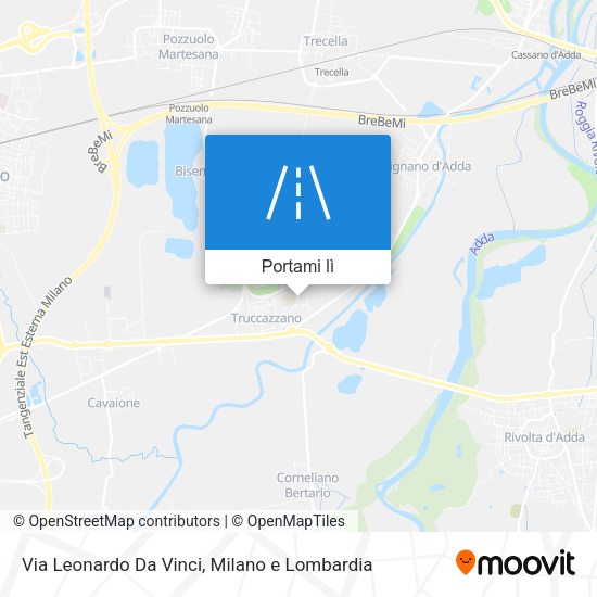 Mappa Via Leonardo Da Vinci