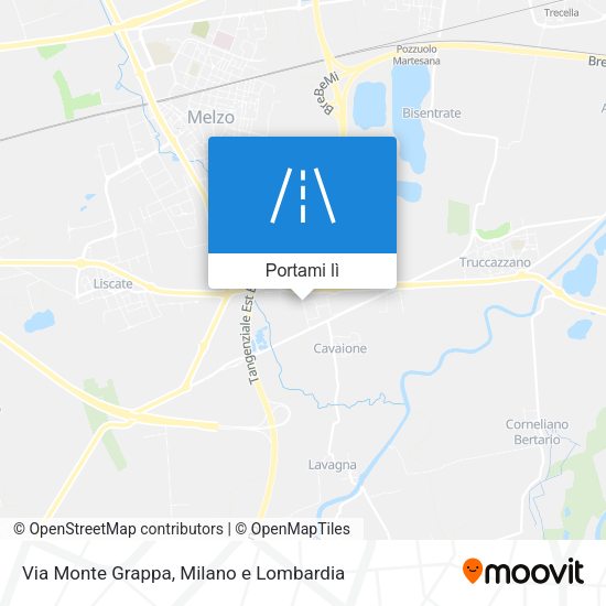 Mappa Via Monte Grappa
