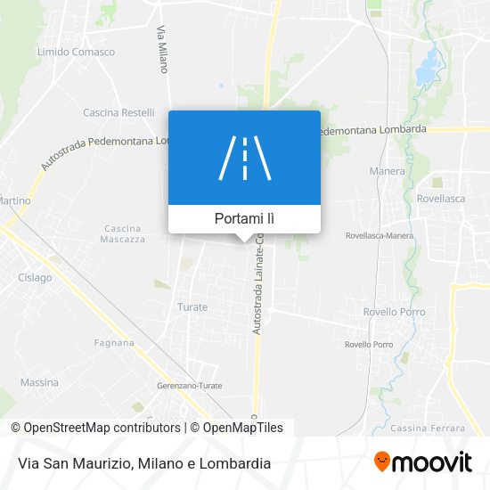 Mappa Via San Maurizio