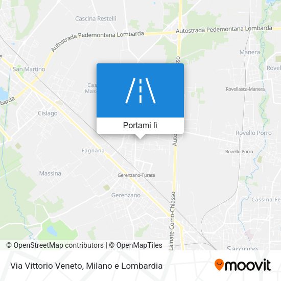 Mappa Via Vittorio Veneto