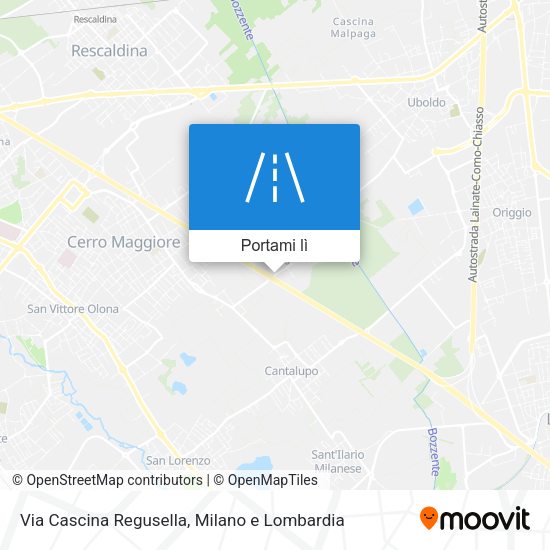 Mappa Via Cascina Regusella