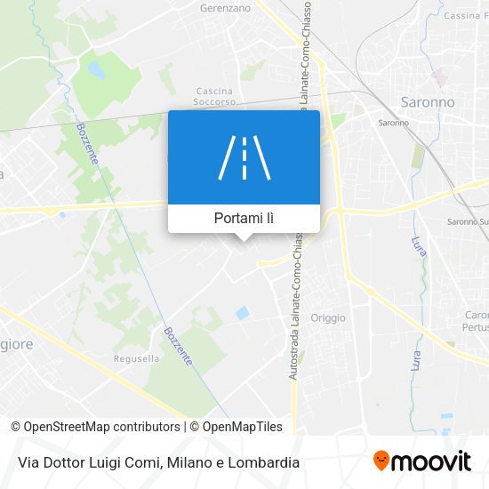 Mappa Via Dottor Luigi Comi