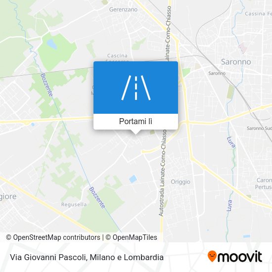 Mappa Via Giovanni Pascoli