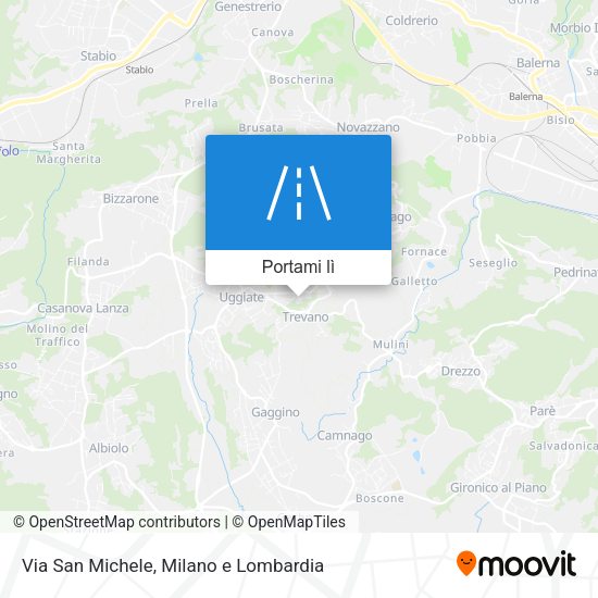 Mappa Via San Michele