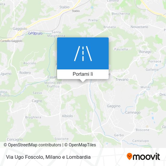 Mappa Via Ugo Foscolo