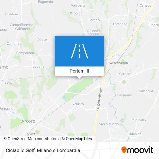 Mappa Ciclabile Golf