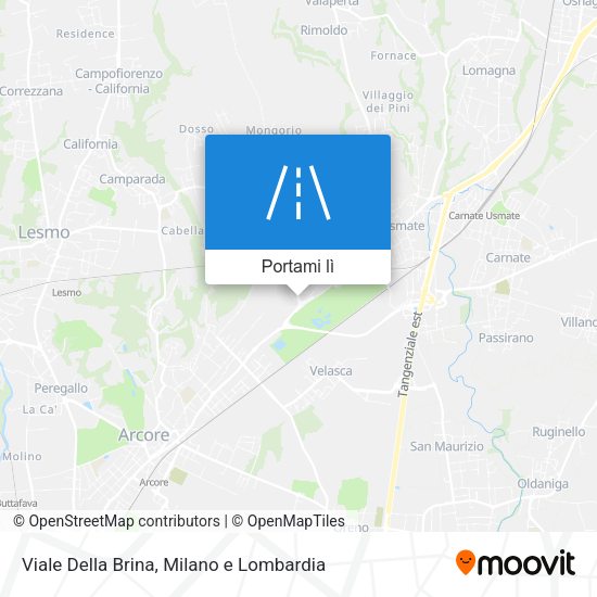 Mappa Viale Della Brina