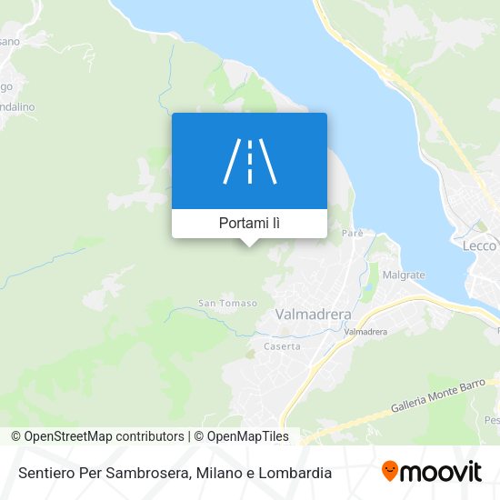 Mappa Sentiero Per Sambrosera