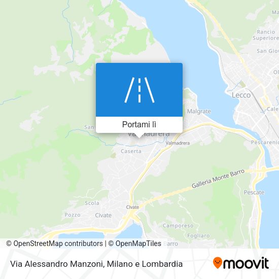 Mappa Via Alessandro Manzoni