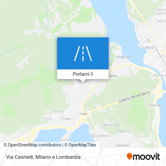 Mappa Via Casnedi