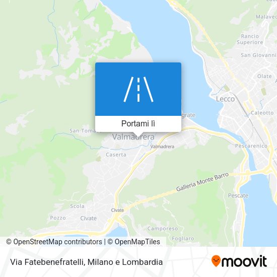 Mappa Via Fatebenefratelli