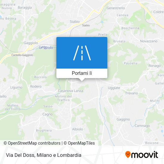 Mappa Via Del Doss