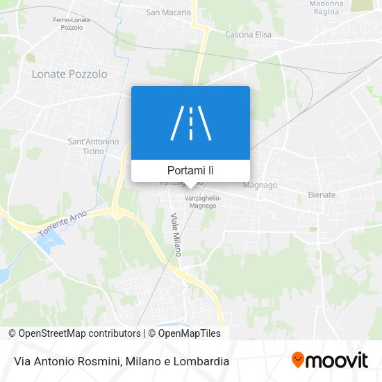 Mappa Via Antonio Rosmini
