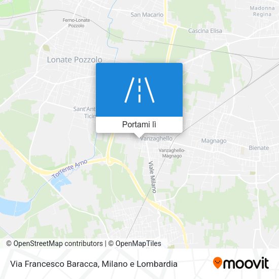 Mappa Via Francesco Baracca