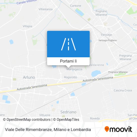 Mappa Viale Delle Rimembranze