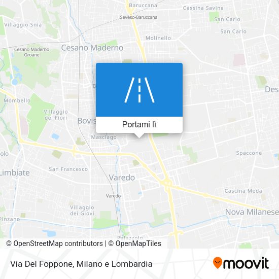 Mappa Via Del Foppone