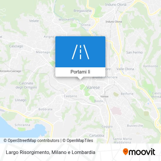 Mappa Largo Risorgimento