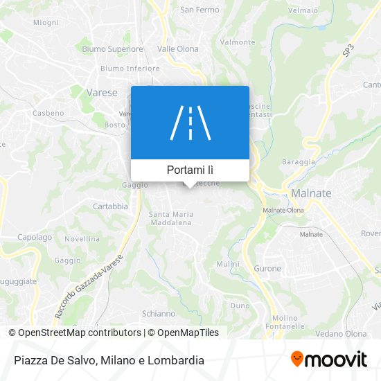 Mappa Piazza De Salvo