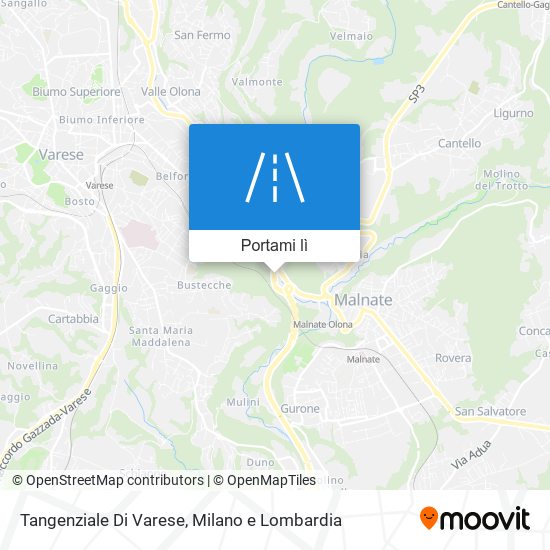 Mappa Tangenziale Di Varese