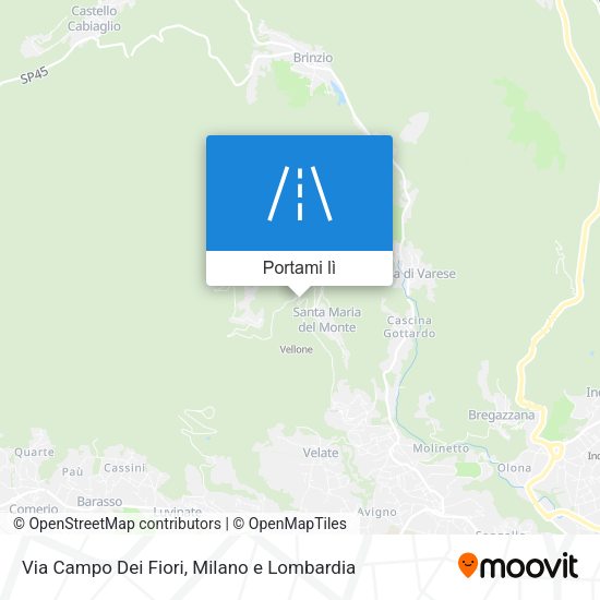 Mappa Via Campo Dei Fiori
