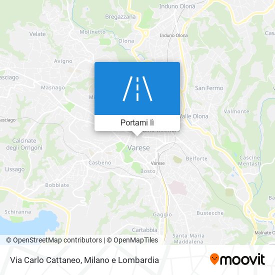 Mappa Via Carlo Cattaneo
