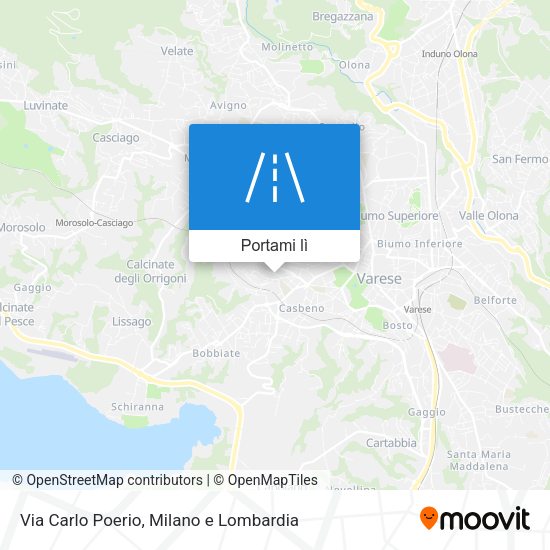 Mappa Via Carlo Poerio