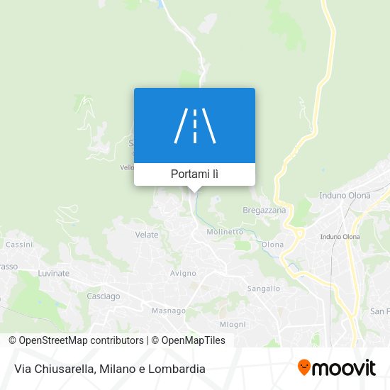 Mappa Via Chiusarella