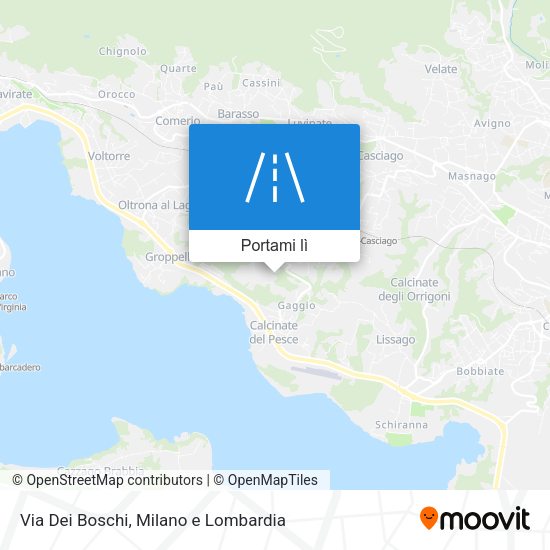 Mappa Via Dei Boschi