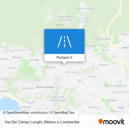 Mappa Via Dei Campi Lunghi