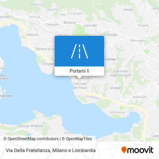 Mappa Via Della Fratellanza