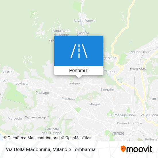 Mappa Via Della Madonnina
