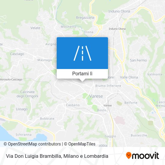Mappa Via Don Luigia Brambilla