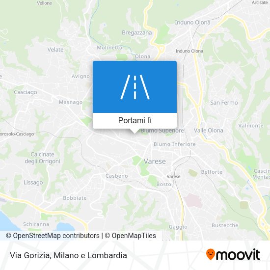 Mappa Via Gorizia