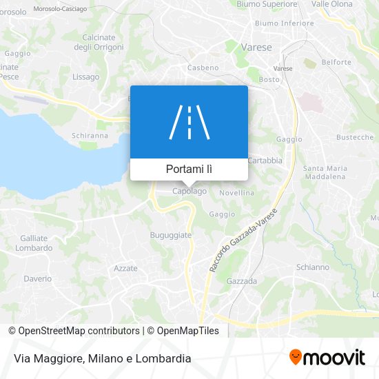 Mappa Via Maggiore