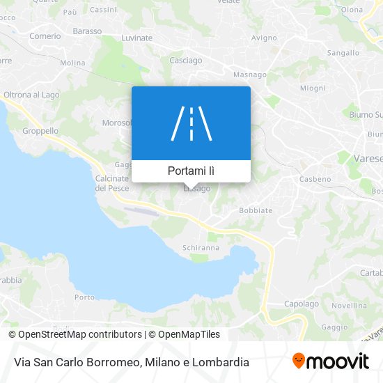 Mappa Via San Carlo Borromeo