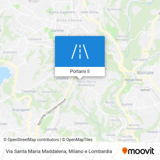 Mappa Via Santa Maria Maddalena